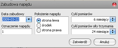 PMR 23 z 34 W przypadku, gdy w rozjeździe jest już zabudowana dopuszczalna ilość napędów zwrotnicowych program uniemożliwi przypisanie.