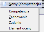Wyliczany - można poprzez edytor algorytmu wyliczyć stopień wykonania zadania Waga - można określić, które element są kluczowe, a które są mniej istotne w ocenie Procent - procent spełniania