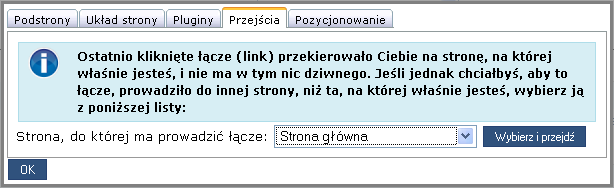 Str. 126 Moduł isklep24 v. 5.2 4.4.3.4 Przejścia Pomiędzy dodawanymi w Comarch isklep24 pluginami można utworzyć wzajemne powiązania, które administrator sklepu powinien właściwie zdefiniować.