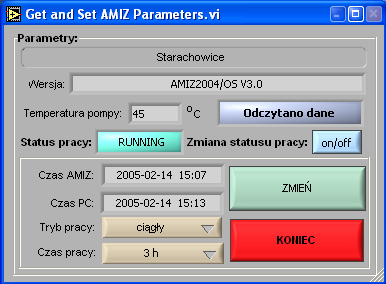 5. POŁĄCZENIE Z STACJĄ POMIAROWĄ 5.1. Odczyt danych z miernika AMIZ 2004G W celu pobrania danych z wybranej stacji pomiarową naleŝy z menu wybrać Stacje -> Nazwa stacji > Pobierz Dane.