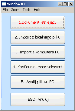 2.2.6 Kompletacja dokumentu Kompletacja dokumentu pozwala na zaimportowanie zewnętrznego dokumentu oraz sprawdzenie poszczególnych pozycji pod kątem np. prawidłowej ilości kompletowanego towaru.