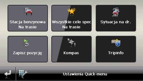 Dpaswanie ustawień Wersja głściwe na ekranie bazują na frmacie kilmetr/metr. Wszystkie dane trasie mierzne są w frmacie anglsaskieg systemu miar.