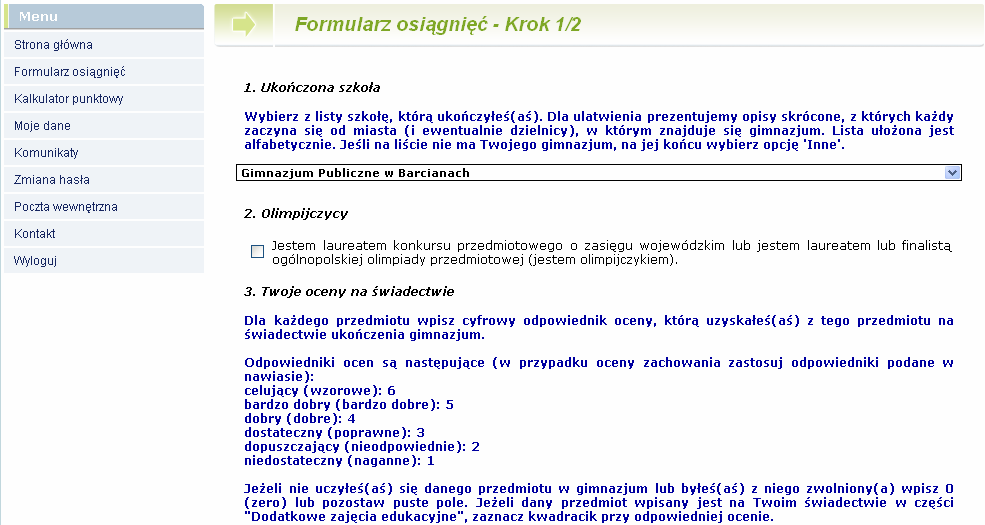 W przypadku, gdy chciałbyś zmienić swoją listę preferencji (zmienić kolejność oddziałów na liście, lub dodać nowe oddziały), już po zweryfikowaniu i zaakceptowaniu Twojego podania musisz zgłosić się