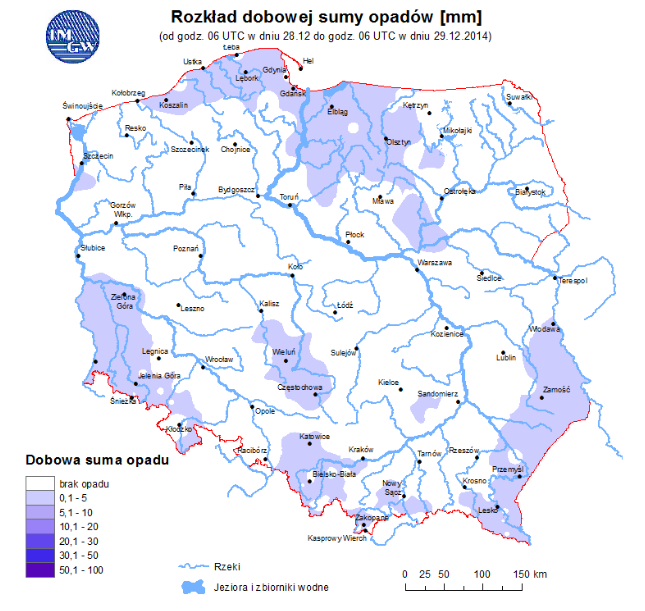 INFORMACJE HYDROLOGICZNO - METEOROLOGICZNE Stan wody