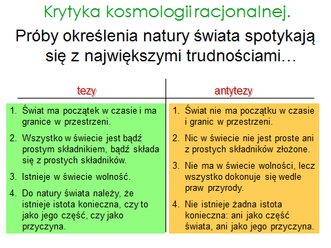 76 Krytyka psychologii racjonalnej Tradycyjna psychologia racjonalna (Ch. Wolffa) przedstawiała duszę jako substancję myślącą (prostą i niezniszczalną).