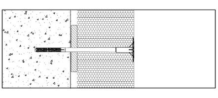 EJOT TRIO tabela doboru długości łącznika EJOT TRIO Ø10 Podłoże A, B, C 1 beton zwykły, cegła ceramiczna pełna, cegła silikatowa pełna pustak silikatowy drążony Podłoże C 2, E pustak ceramiczny