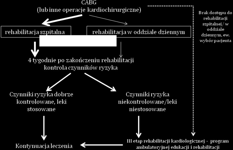 Optymalny model kompleksowej rehabilitacji i wtórnej prewencji. Analiza następstw ekonomicznych. Ryc. 1.