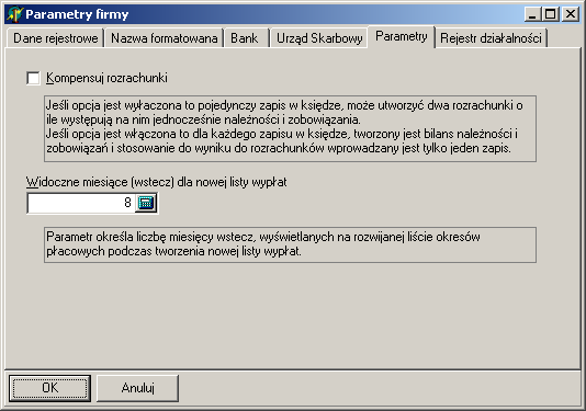 119 20. Parametry programu. Zakładka Parametry słuŝy do zdefiniowania sposobu działania programu. 21. Tworzenie deklaracji PIT, VAT i innych. Program umoŝliwia m.in. sporządzanie deklaracji PIT, VAT, VAT-UE, NIP, UPL czy OPL.