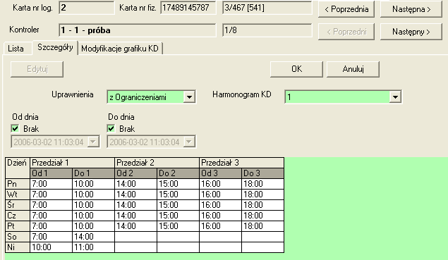 SR-RegiTech KD SR-RegiTech - Instrukcja użytkownika Rys. 269 Aktywacja kart - Lista 9.15.