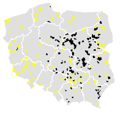 Mapa II.1 Wydatki gmin na kulturę i ochronę dziedzictwa narodowego w 2011 r.