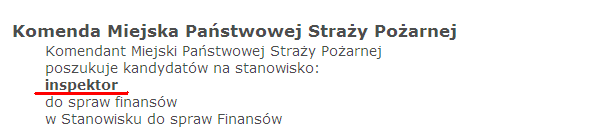 Zawyżanie wymagań w ogłoszeniach o