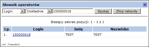 Rysunek 2-13 Przykładowe okno Pobierania dokumentu Wygenerowany dokument udostępniany jest w formacie PDF. Należy wybrać opcję pobierz plik, aby zapisać wniosek na komputerze.