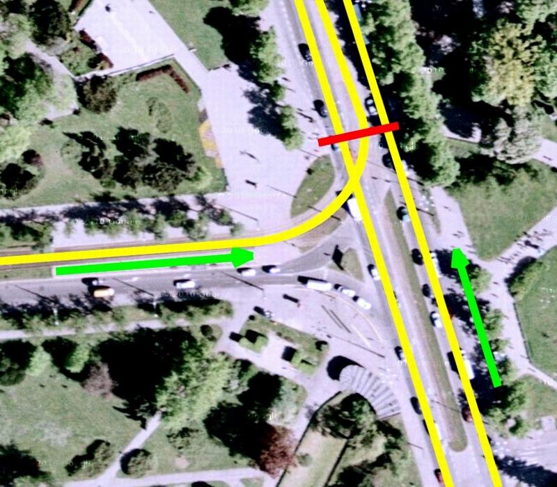 Obecnie Torunianie na placu Rapackiego drepczą pomiędzy przystankami, wyglądając, co nadjedzie pierwsze - autobus przez most czy tramwaj od strony ul.