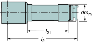 siła docisku, N, lbs/mocowanie = Wydatek chłodziwa, l/min, gal/min = q Do przedmiotów nieobrotowych Zakres średnic Oznaczenie Wymiary, mm, cale Parametry, metryczne Parametry, calowe Dc min mm Dc max