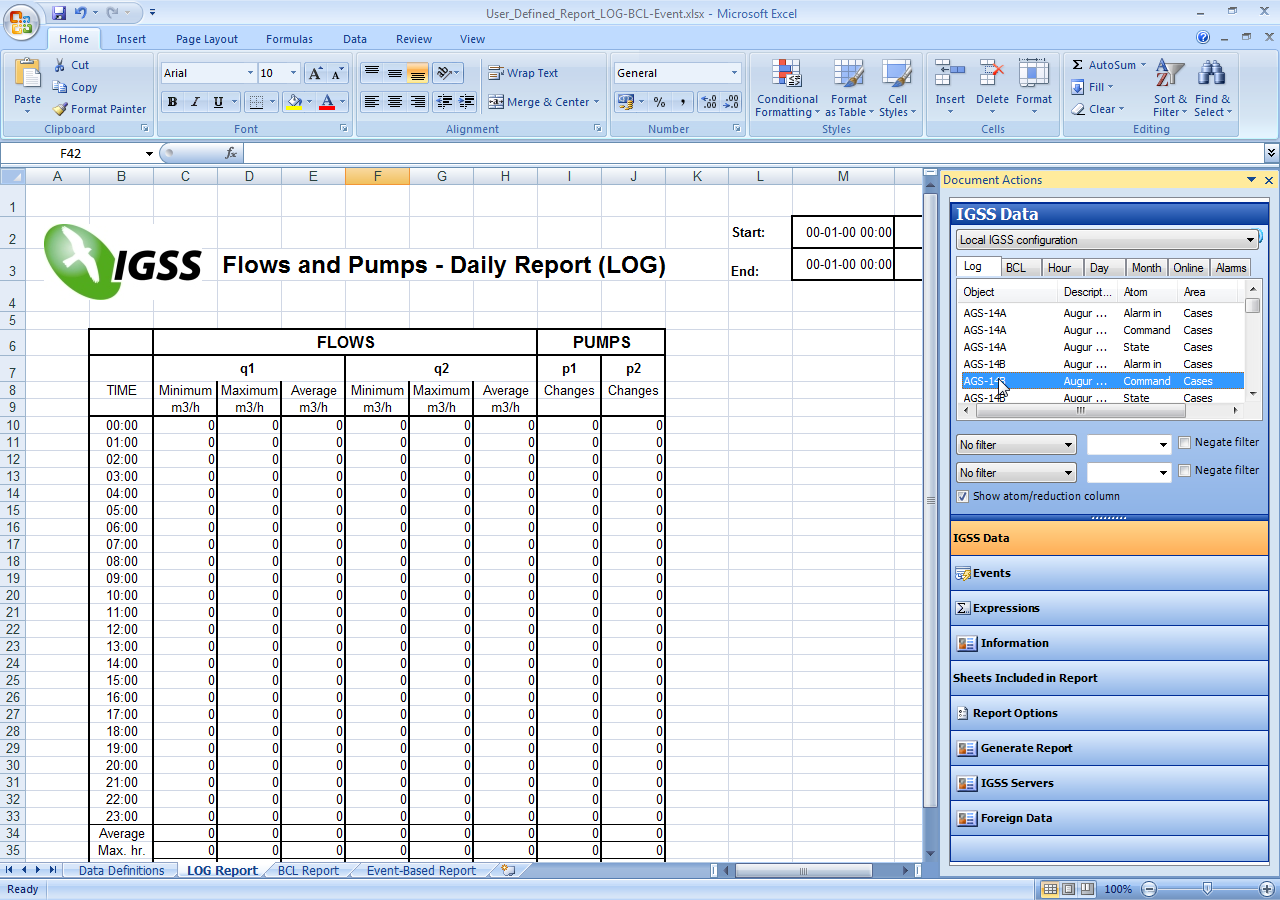 2- Tworzenie definiowanych przez użytkownika raportów IGSS z MS Excel Moduł konserwacji IGSS (Maintenance) Wszystkie zakłady przemysłowe wymagają wysokiego stopnia stabilności i wydajności.