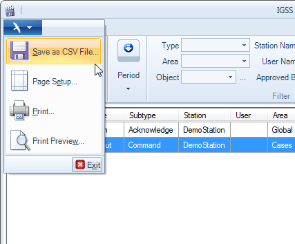 Kontrola dostępu dostępna również dla modułu Śledzenia zmian Eksport Śledzenia zmian do pliku CSV Poprawione Panele (Dashboards) Moduł Panele zostały wprowadzony w IGSS V8.