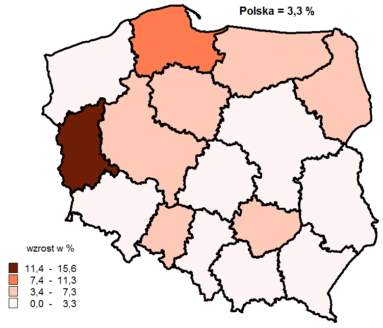 Produkcja przemysłu i budownictwa 47 PRODUKCJA PRZEMYSŁU I BUDOWNICTWA Produkcja sprzedana przemysłu (w cenach stałych) w 2014 r. była o 3,3% wyższa niż w 2013 r.