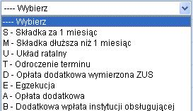 Deklaracja określenie miesiąca i roku, którego dotyczy wpłata, zapis w formacie MM w pierwszym polu, RRRR w drugim polu Nr deklaracji dwucyfrowy numer deklaracji Nr decyzji/umowy/tytułu wykonawczego