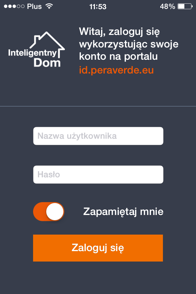 1. Aplikacje Mobilne W systemie Domu Inteligentnego dostępne są aplikacje dla urządzeń mobilnych z systemami zarówno Android jak i ios. Program dla systemu Android należy pobrać z portalu Google Play.