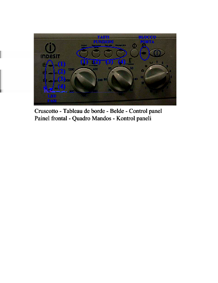 n1040334: INDESIT Led and Digit modules with side connector.