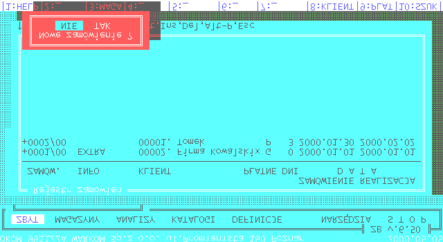 Rys.III-22 zawarty jest jego niepowtarzalny numer, informacja dodatkowa, symbol i nazwa klienta, symbol rodzaju płatności, termin płatności, data zamówienia i data realizacji zamówienia.