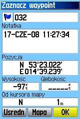 Nawi gacja GPS > Two rzenie i Używanie Waypoi ntów Nawigacja GPS Ta sekcja wyjaśnia niektóre z ogólnych operacji, które możesz wykonać z urządzeniem GPSMAP 76CSx włączając w to tworzenie i używanie