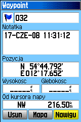 Nawi gacja GPS > Wyszukiw anie Aby znaleźć element z innej pozycji na mapie: 1. Naciśnij przycisk FIND aby otworzyć Menu Szukaj. 2. Wybierz ikonę w Menu Szukaj i naciśnij przycisk ENTER. 3.