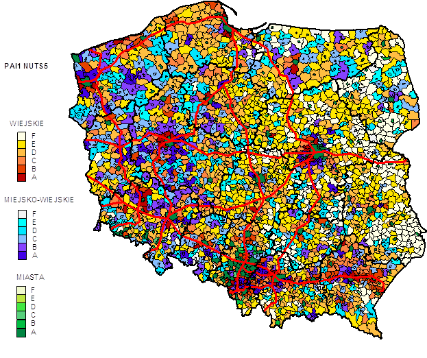 Infrastruktura Rynek zbytu Kapitał ludzki Funkcje administracyjne