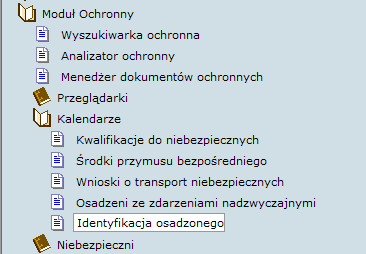 Jeśli stwierdzimy, że przejrzeliśmy wszystkie już interesujące nas informacje o osadzonych, którzy brali udział w zdarzeniach nadzwyczajnych, klikamy na przycisk Zamknij co spowoduje zamknięcie