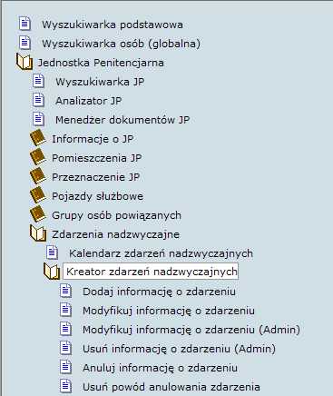 1.2. KREATOR ZDARZEO NADZWYCZAJNYCH 1.2.1. DODAJ INFORMACJE O ZDARZENIU Aby dodad zdarzenie nadzwyczajne do systemu należy przejśd do zakładki Kreatora zdarzeo nadzwyczajnych w tym celu otwieramy