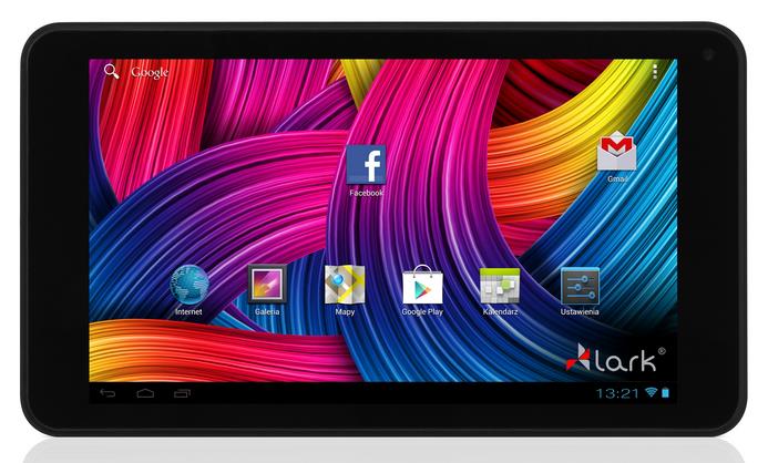 TABLET LARK X2 Matryca 7 Pamięć Flash 4 GB Dwurdzeniowy procesor 1,2 GHz System operacyjny Android 4.