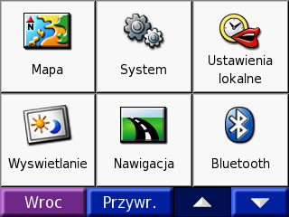 Dostosowywanie przenośnego systemu nawigacyjnego Honda Dostosowywanie przenośnego systemu nawigacyjnego Honda Przywracanie ustawień Aby przywrócić wszystkie zmodyfikowane ustawienia, dotknij kolejno