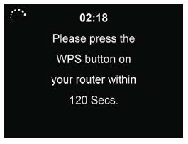 Wybierz tę opcję a następnie naciśnij przycisk WPS/QSS na routerze w przeciągu 120