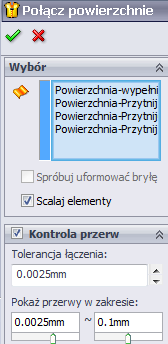 W efekcie otrzymamy model w postaci przedstawionej na ilustracji poniżej. UWAGA!