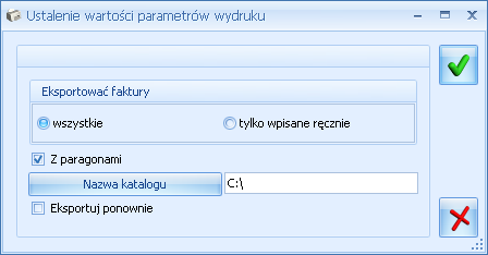 Eksportując dokumenty spoza rejestru VAT musimy określić, do jakiego rejestru w programie księgowym Comarch ERP Klasyka będą trafiać zapisy po ich zaimportowaniu.