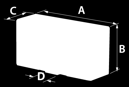 RVS Optional Accesories Akcesoria dodatkowe V Jaw (for fixed jaw) SZCZĘKA PRYZMOWA (DLA SZCZĘKI NIERUCHOMEJ) EDP No A B C Dh7 RVSE00501325 48 25 21 8 RVSE00751240 73 40 32 8 RVSE01002350 98 50 44 8