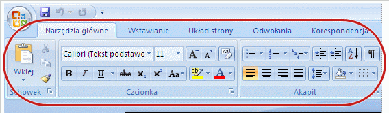 atrybuty ustawić tylko dla pierwszego akapitu. Naciśnięcie klawisza ENTER spowoduje przeniesienie ich do kolejnego akapitu.