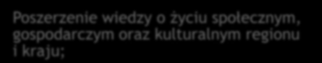 Wyznaczone cele Zapoznanie uczniów z działalnością i publikacjami Urzędu oraz GUS; Zapoznanie z prowadzonymi przez system statystyki