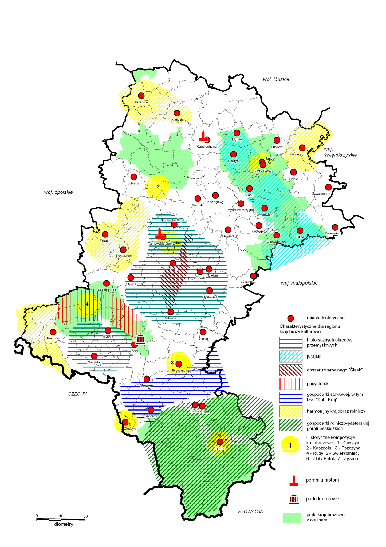 Mapa 11. Środowisko kulturowe i obszary ochrony dziedzictwa kulturowego.