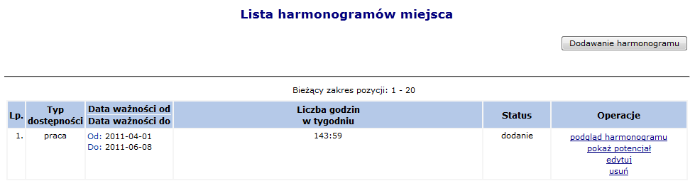 umowy w tym miejscu udzielania świadczeń.