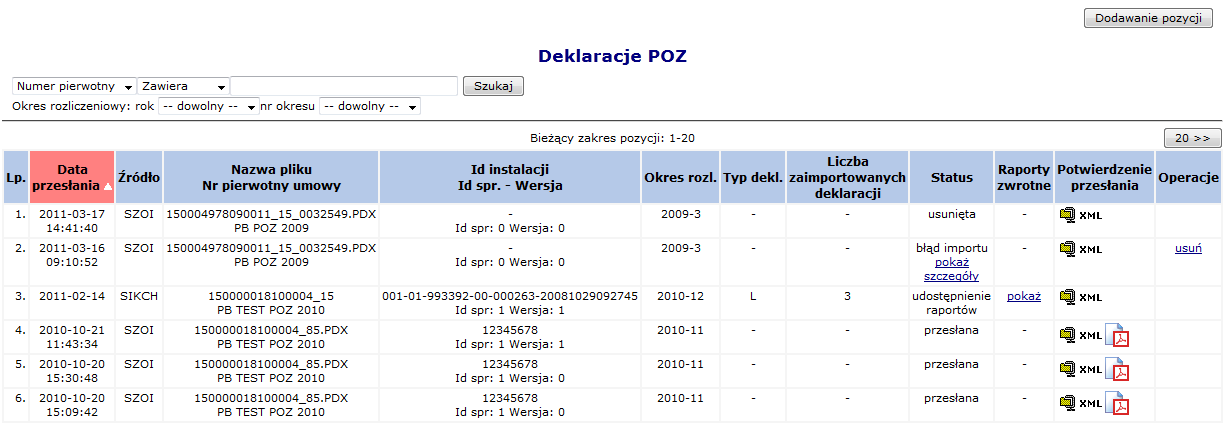 W wyniku procesu kontraktowania tworzone są umowy POZ, na podstawie, których świadczeniodawcy realizują świadczenia podstawowej opieki zdrowotnej.