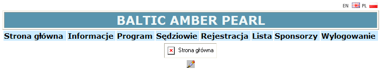 STRONA INTERNETOWA IMPREZY TANECZNEJ Wygenerowana podstawowa wersja strony internetowej imprezy tanecznej będzie miała następujący wygląd Podstawowa wersja strony w nagłówku ma informacje o nazwie