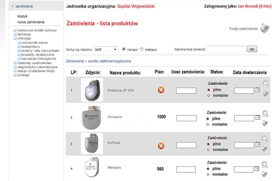 Zamówienia