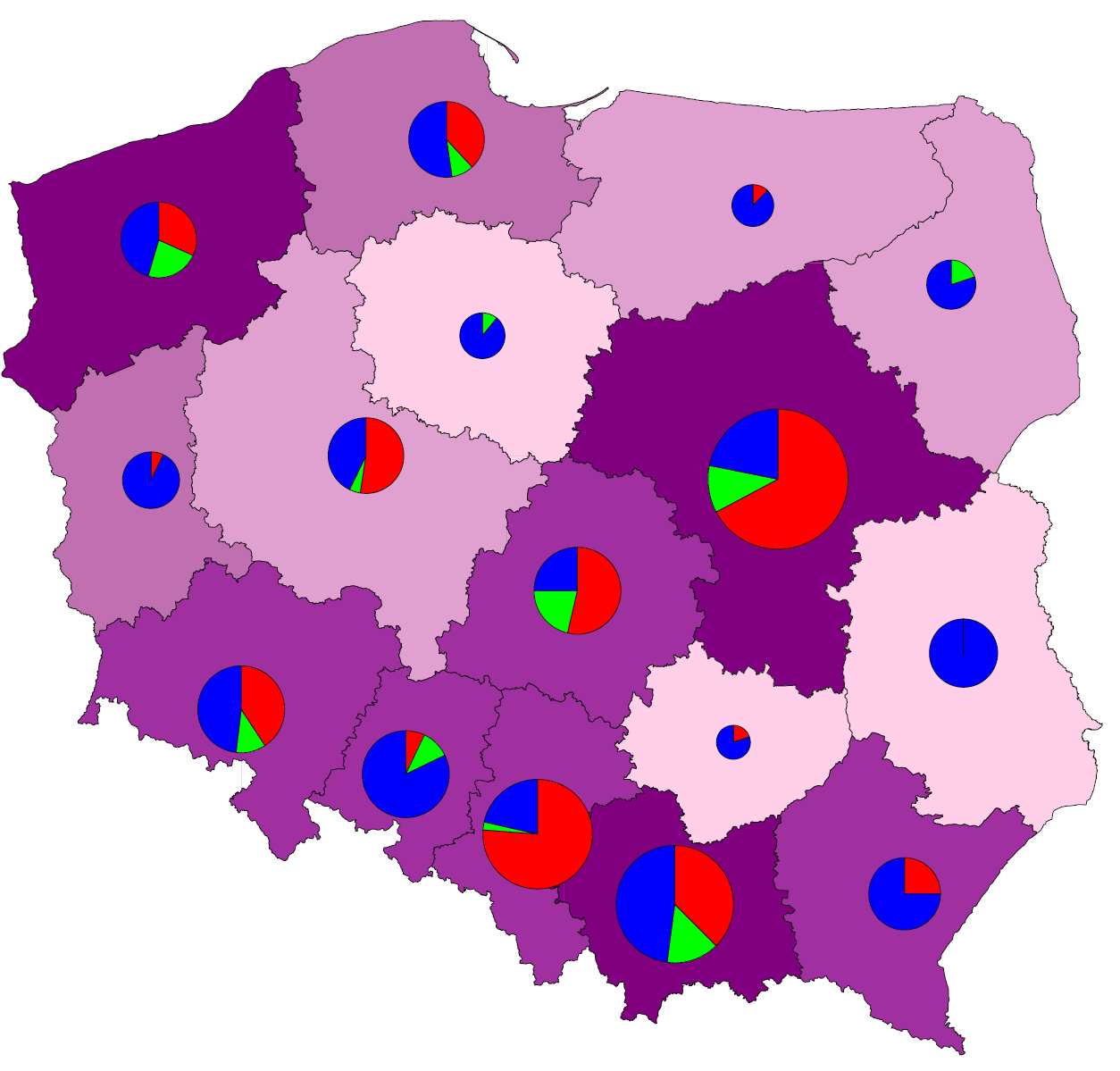 Rycina 8. Projekty realizowane przez instytucje sektora nauki w ramach wybranych programów perspektywy 2004-2006 (SPO WKP 1.4, ZPORR 2.5 i 2.6). Źródło: opracowanie własne na podstawie danych MRR. 4.