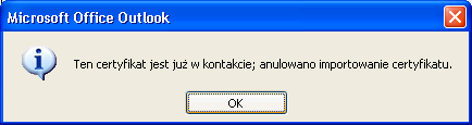 W nowo otwartym oknie Lokalizuj certyfikat wyszukujemy plik z certyfikatem, zaznaczamy plik, a następnie naciskamy Otwórz.