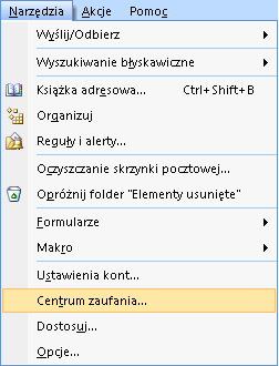 1. Wstęp W niniejszej instrukcji znajdą Państwo informację dotyczące instalacji oraz możliwych zastosowań certyfikatów niekwalifikowanych zaufanych w oprogramowaniu Microsoft Office Outlook 2007,