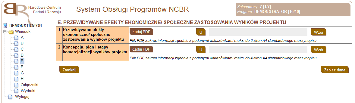 Uzasadnienie: Op (wartość wpisywanakwota) Inne koszty operacyjne Należy podać główne pozycje oraz ich merytoryczne uzasadnienie Uzasadnienie: O (wartość wpisywanakwota) Koszty ogólne Należy podać