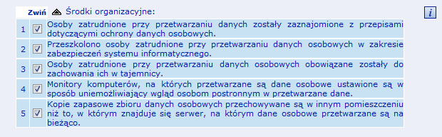 Rys. 4 Środki sprzętowe infrastruktury informatycznej i telekomunikacyjnej część E pkt. 16f. Rys.