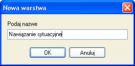 po kliknięciu prawym przyciskiem myszki nazwy tabeli Punkty (rys. 4..) w menu podręcznym wybierana jest opcja tabeli: Ustaw jako roboczą.