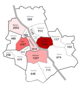 2. 6. Bezpieczeństwo osób i mienia W 2012 r. straż miejska odnotowała 16 164 zdarzeń dotyczących bezpieczeństwa osób i mienia, ponad połowa dotyczyła bezpieczeństwa osób (57 proc.